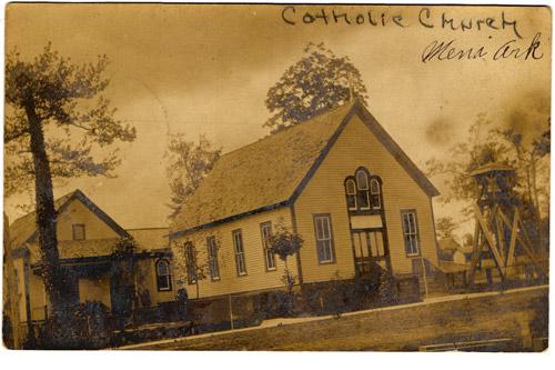Decades before camera technology evolved into something everybody could afford and operate, postcards were the only way to preserve memories from a trip or share images on one's hometown. This card was mailed to Minden, La., from Mena in 1908. Image courtesy of The Hanley Collection
