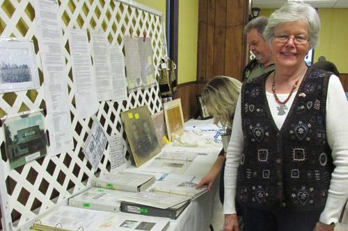 Linda Uhiren shared historic information on early Slovak colonists with those attending Slovak Heritage Day. 
