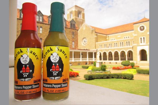 Monk Sauce is made with Habanero peppers for a spicy kick. (Courtesy Subiaco Abbey)