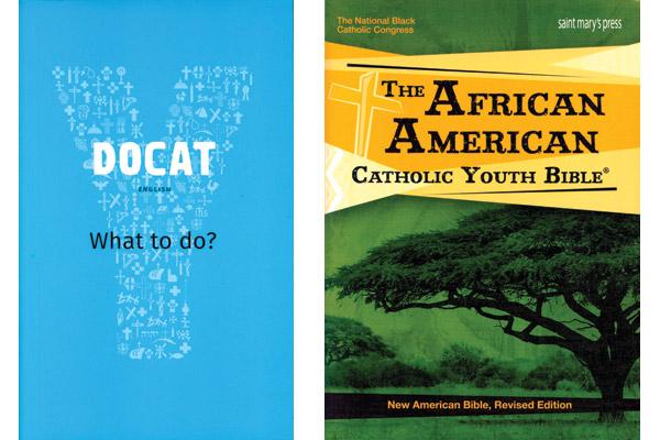 “Docat” details social teachings of the Catholic Church for teenagers; St. Mary’s Press is a leader in children and teen Bible resources, like “The African American Catholic Youth Bible.” 