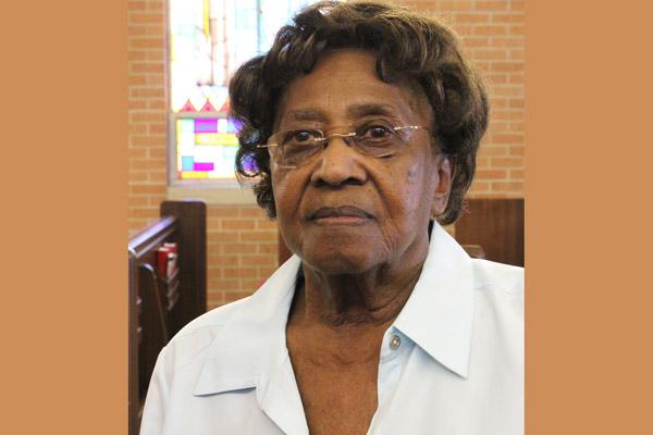 Tereze Harris was honored with the Daniel Rudd Award from the Diocesan Council of Black Catholics. Harris is shown in her home church, St. Mary in McGehee, in this 2013 file photo. She was unable to attend the Jan. 19 Martin Luther King Jr. Mass in Little Rock to receive the award in person. (Arkansas Catholic file photo by Dwain Hebda)