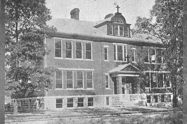 St. Boniface School's "new" building is shown in the Aug. 10, 1912, issue of The Guardian. The school was founded in 1887 to serve German Catholics in the Fort Smith area.
