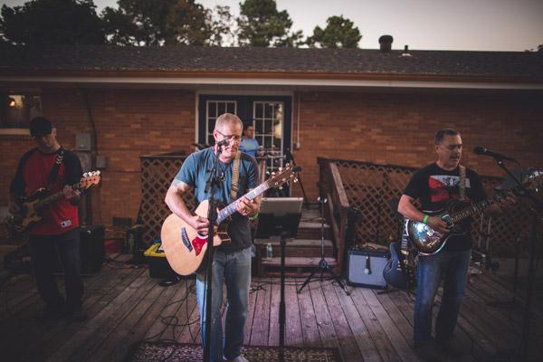 Sons of Ark band rocked out at Brewtober on Oct. 7 in Springdale. (Travis McAfee photo)