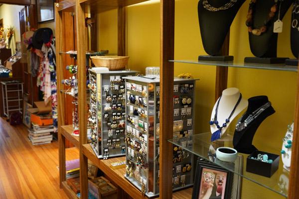 Jewelry is displayed at St. Edward Thrift Store in Little Rock Sept. 13. The store, which benefits the parish, has 12 rooms of merchandise for sale, including another room in the former school for larger donations. (Aprille Hanson Spivey photo) 