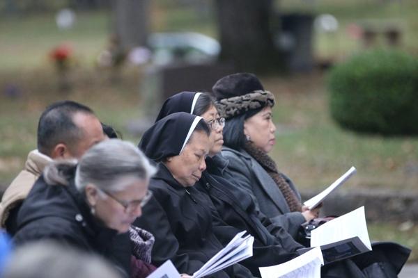 Attendees at the All Souls Mass at Calvary Cemetery in Little Rock Nov. 2. (Photo Chris Price)
