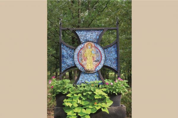 This photo of a mosaic on the grounds of Holy Angels Convent in Jonesboro won first place for Sister Maria Rose Carter in Arkansas Catholic’s annual photo contest.