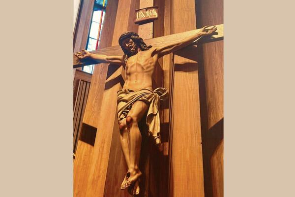 Honorable mention: A crucifix in St. Stephen Church in Bentonville by Anurahdha Nagalingam of Centerton.