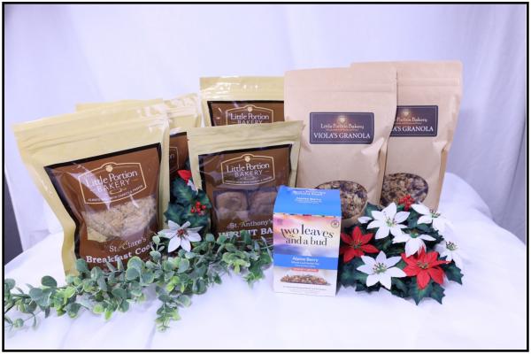 The Little Portion Hermitage and Monastery in Berryville produces Viola's Granola, in regular, sugar-free and gluten-free options, and the seasonal St. Francis Celebration Granola, with dark chocolate and dried tart cherries.