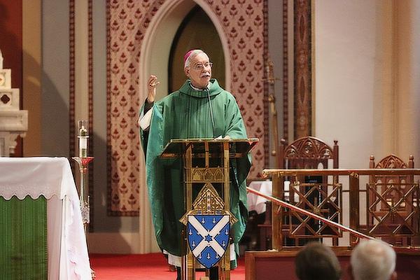 Bishop Anthony B. Taylor celebrated the opening Mass of the Synod on Synodality Oct. 17, 2021, at the Cathedral of St. Andrew. After six months of discussions and discernment across the state, the diocese collected information and released its response in Nov. 2022. (Chris Price)
