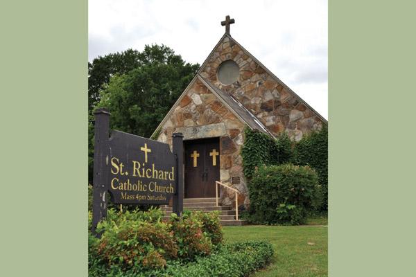 This exterior view of St. Richard Church in Bald Knob won third place for Caroline Brodell of Jonesboro.