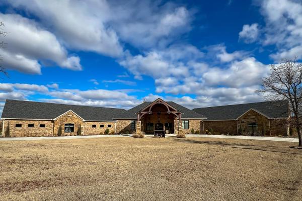 Our Lady of Grace Retreat Center in Stillwater, Okla., opened in April 2023 on 300 acres, complete with a walking trail, lake, chapel and retreat center. Courtesy Betsy McNeil